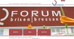 Desktop Screenshot of forum-brixen.com